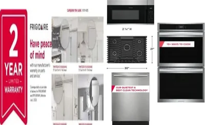 6 Piece Package Includes Refrigerator, Freezer, Cooktop, Wall Oven, Microwave And Dishwasher