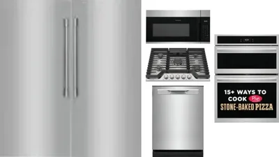 6 Piece Package Includes Refrigerator, Freezer, Cooktop, Wall Oven, Microwave And Dishwasher