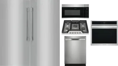 6 Piece Package Includes Refrigerator, Freezer, Cooktop, Wall Oven, Microwave And Dishwasher