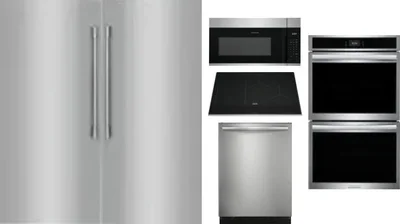6 Piece Package Includes Refrigerator, Freezer, Cooktop, Wall Oven, Microwave And Dishwasher