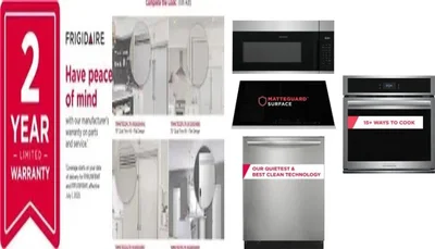 6 Piece Package Includes Refrigerator, Freezer, Cooktop, Wall Oven, Microwave And Dishwasher