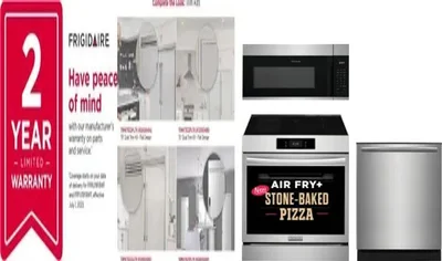 5 Piece Package Includes Refrigerator, Freezer, Range, Microwave And Dishwasher