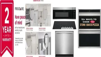 6 Piece Package Includes Refrigerator, Freezer, Cooktop, Wall Oven, Microwave And Dishwasher