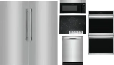 6 Piece Package Includes Refrigerator, Freezer, Cooktop, Wall Oven, Microwave And Dishwasher