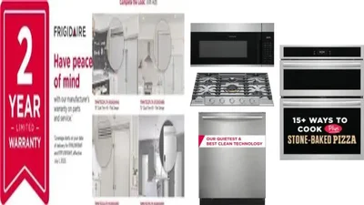 6 Piece Package Includes Refrigerator, Freezer, Cooktop, Wall Oven, Microwave And Dishwasher