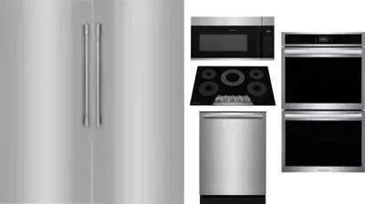 6 Piece Package Includes Refrigerator, Freezer, Cooktop, Wall Oven, Microwave And Dishwasher