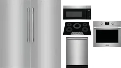 6 Piece Package Includes Refrigerator, Freezer, Cooktop, Wall Oven, Microwave And Dishwasher