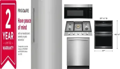6 Piece Package Includes Refrigerator, Freezer, Cooktop, Wall Oven, Microwave And Dishwasher