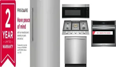 6 Piece Package Includes Refrigerator, Freezer, Cooktop, Wall Oven, Microwave And Dishwasher