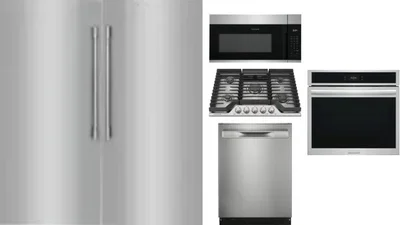 6 Piece Package Includes Refrigerator, Freezer, Cooktop, Wall Oven, Microwave And Dishwasher
