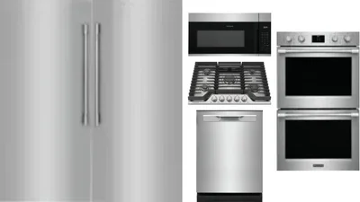 6 Piece Package Includes Refrigerator, Freezer, Cooktop, Wall Oven, Microwave And Dishwasher