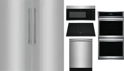 6 Piece Package Includes Refrigerator, Freezer, Cooktop, Wall Oven, Microwave And Dishwasher