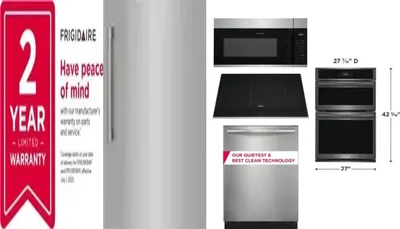 6 Piece Package Includes Refrigerator, Freezer, Cooktop, Wall Oven, Microwave And Dishwasher