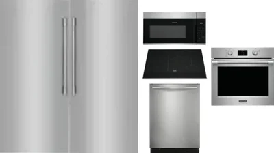 6 Piece Package Includes Refrigerator, Freezer, Cooktop, Wall Oven, Microwave And Dishwasher