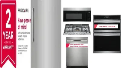 6 Piece Package Includes Refrigerator, Freezer, Cooktop, Wall Oven, Microwave And Dishwasher
