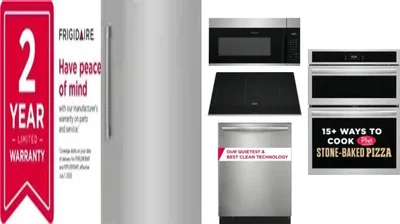 6 Piece Package Includes Refrigerator, Freezer, Cooktop, Wall Oven, Microwave And Dishwasher