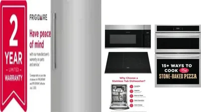 6 Piece Package Includes Refrigerator, Freezer, Cooktop, Wall Oven, Microwave And Dishwasher