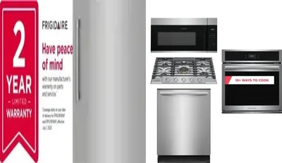 6 Piece Package Includes Refrigerator, Freezer, Cooktop, Wall Oven, Microwave And Dishwasher