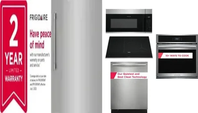 6 Piece Package Includes Refrigerator, Freezer, Cooktop, Wall Oven, Microwave And Dishwasher