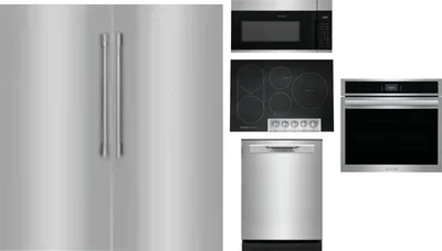 6 Piece Package Includes Refrigerator, Freezer, Cooktop, Wall Oven, Microwave And Dishwasher