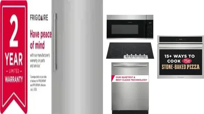 6 Piece Package Includes Refrigerator, Freezer, Cooktop, Wall Oven, Microwave And Dishwasher