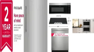 6 Piece Package Includes Refrigerator, Freezer, Cooktop, Wall Oven, Microwave And Dishwasher