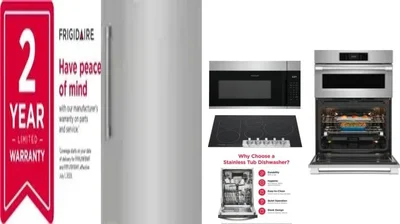 6 Piece Package Includes Refrigerator, Freezer, Cooktop, Wall Oven, Microwave And Dishwasher