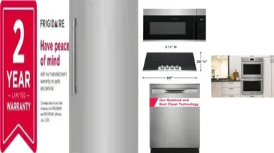 6 Piece Package Includes Refrigerator, Freezer, Cooktop, Wall Oven, Microwave And Dishwasher