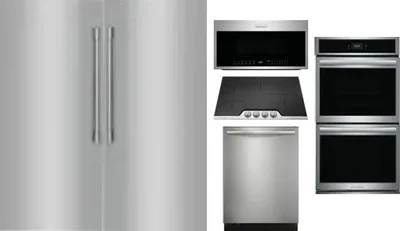 6 Piece Package Includes Refrigerator, Freezer, Cooktop, Wall Oven, Microwave And Dishwasher