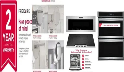 6 Piece Package Includes Refrigerator, Freezer, Cooktop, Wall Oven, Microwave And Dishwasher