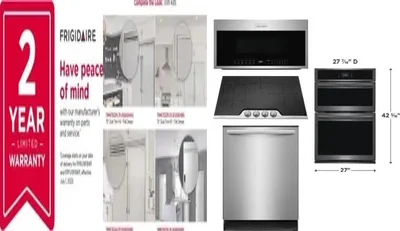 6 Piece Package Includes Refrigerator, Freezer, Cooktop, Wall Oven, Microwave And Dishwasher