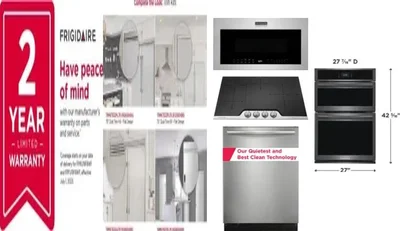 6 Piece Package Includes Refrigerator, Freezer, Cooktop, Wall Oven, Microwave And Dishwasher