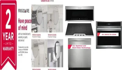 6 Piece Package Includes Refrigerator, Freezer, Cooktop, Wall Oven, Microwave And Dishwasher