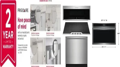 6 Piece Package Includes Refrigerator, Freezer, Cooktop, Wall Oven, Microwave And Dishwasher