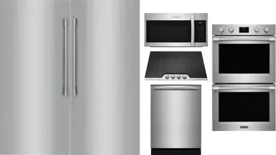 6 Piece Package Includes Refrigerator, Freezer, Cooktop, Wall Oven, Microwave And Dishwasher