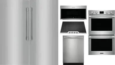 6 Piece Package Includes Refrigerator, Freezer, Cooktop, Wall Oven, Microwave And Dishwasher
