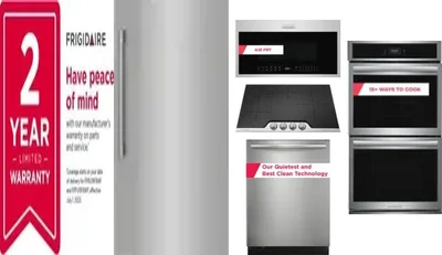 6 Piece Package Includes Refrigerator, Freezer, Cooktop, Wall Oven, Microwave And Dishwasher