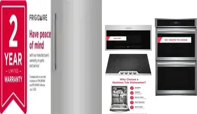 6 Piece Package Includes Refrigerator, Freezer, Cooktop, Wall Oven, Microwave And Dishwasher