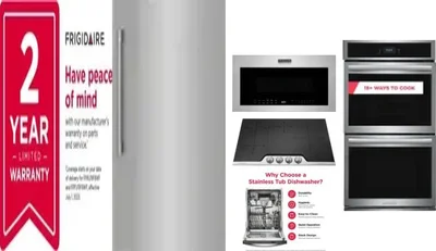 6 Piece Package Includes Refrigerator, Freezer, Cooktop, Wall Oven, Microwave And Dishwasher