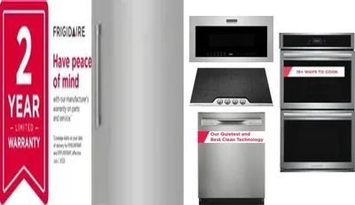 6 Piece Package Includes Refrigerator, Freezer, Cooktop, Wall Oven, Microwave And Dishwasher