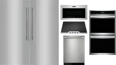 6 Piece Package Includes Refrigerator, Freezer, Cooktop, Wall Oven, Microwave And Dishwasher