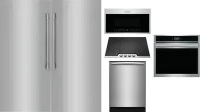 6 Piece Package Includes Refrigerator, Freezer, Cooktop, Wall Oven, Microwave And Dishwasher