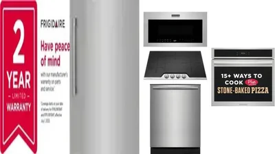 6 Piece Package Includes Refrigerator, Freezer, Cooktop, Wall Oven, Microwave And Dishwasher