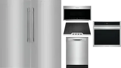 6 Piece Package Includes Refrigerator, Freezer, Cooktop, Wall Oven, Microwave And Dishwasher