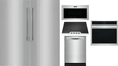 6 Piece Package Includes Refrigerator, Freezer, Cooktop, Wall Oven, Microwave And Dishwasher