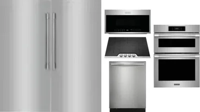 6 Piece Package Includes Refrigerator, Freezer, Cooktop, Wall Oven, Microwave And Dishwasher