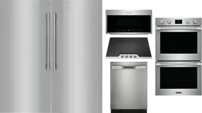 6 Piece Package Includes Refrigerator, Freezer, Cooktop, Wall Oven, Microwave And Dishwasher