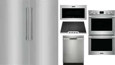 6 Piece Package Includes Refrigerator, Freezer, Cooktop, Wall Oven, Microwave And Dishwasher