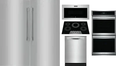 6 Piece Package Includes Refrigerator, Freezer, Cooktop, Wall Oven, Microwave And Dishwasher