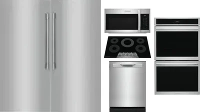 6 Piece Package Includes Refrigerator, Freezer, Cooktop, Wall Oven, Microwave And Dishwasher